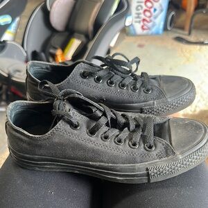 Converse Women's Black Canvas Sneakers
